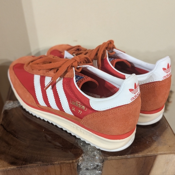 Adidas SL 72 Women's sz 9.5 in Preloved Red/Core White/Pure Ruby Colorway - Picture 11 of 13